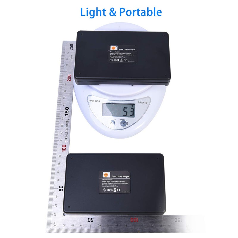 DSTE BLN-1 BLN1 Battery Charger Compatible with Olympus OM-D E-M1 OM-D E-M5 OM-D E-M5 Mark II Pen E-P5 BCN-1 - Image 4